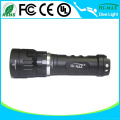 Hot sale small aluminum rechargeable LED diving waterproof light